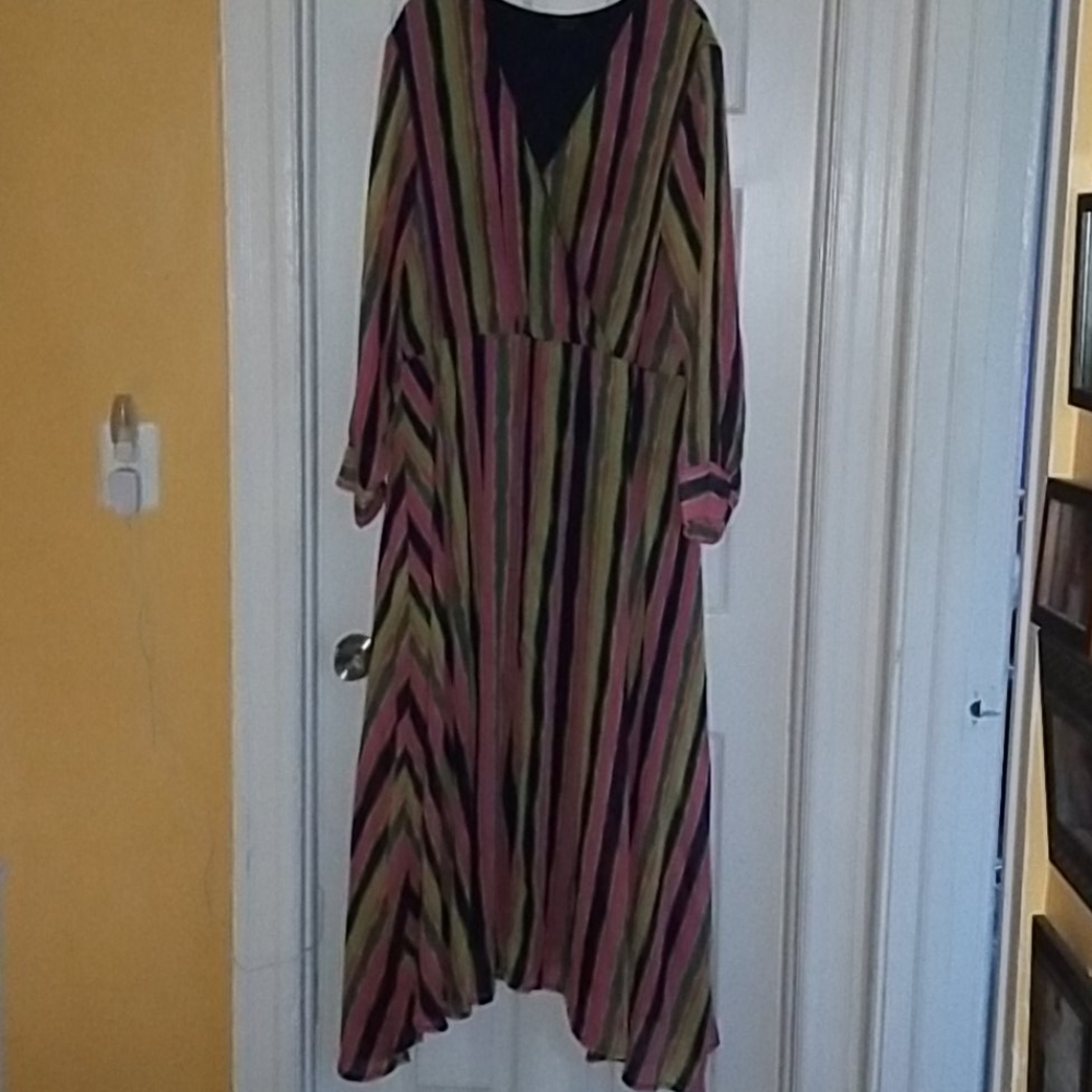 Multi colored maxi dress